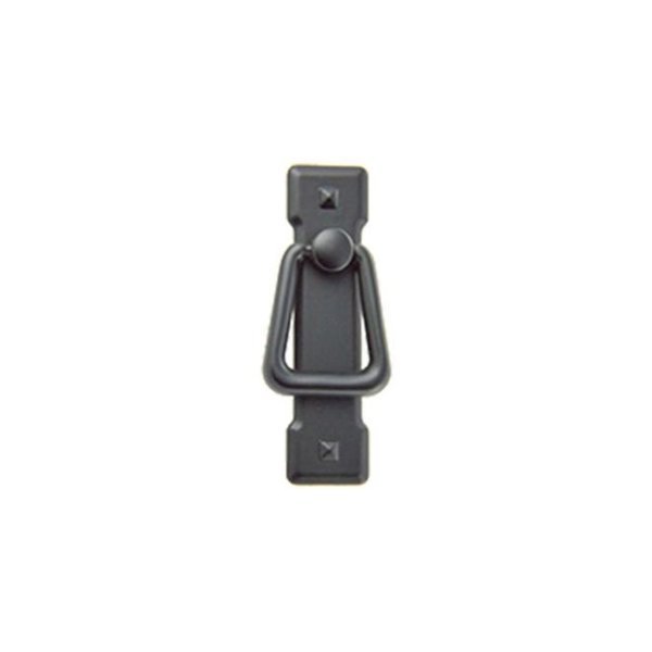 Mission Door Knocker Matte Black Finish, Crown, Mfr#: CHK1012BK