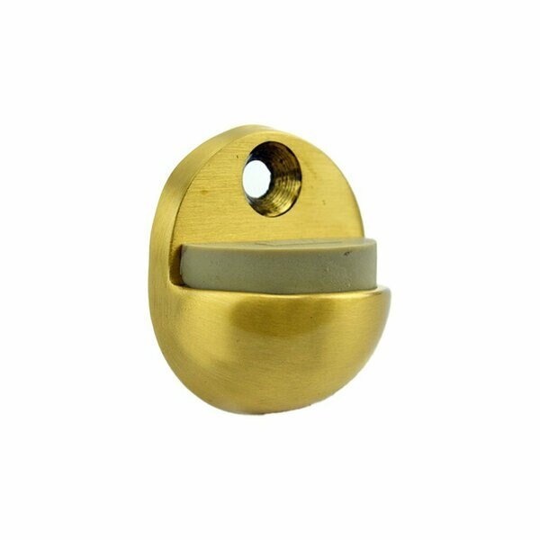 Solid Brass 1in Floor Dome Stop Satin Brass Finish, Ives Commercial, Mfr#: FS4364