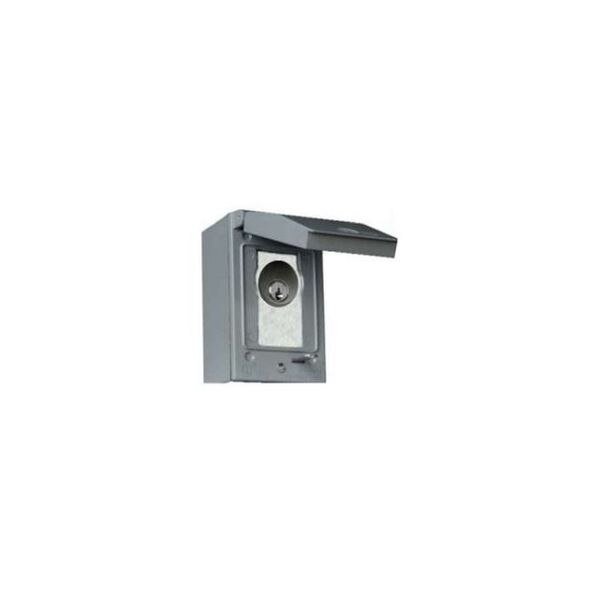 MCK4WP Weather Proof Single Gang SPDT Momentary Keyswitch Satin Stainless Steel, Alarm Controls, Mfr#: MCK4WP