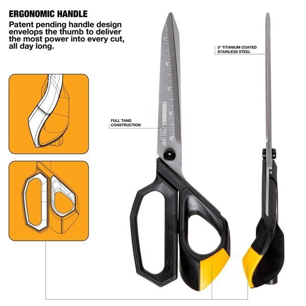 11″ Pro Grip Shears, Toughbuilt, Mfr#: TB-H4-70-11