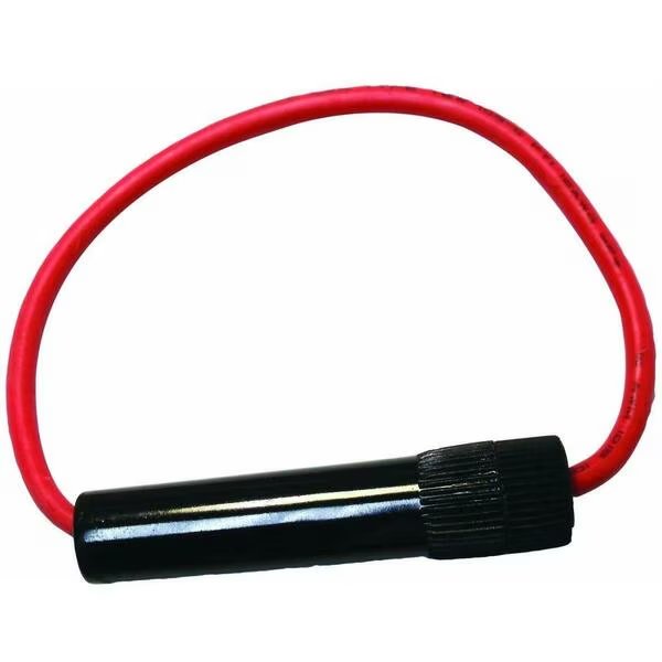 12 Gauge Bakelite Inline Fuse Holder, Marmat, Mfr#: FH12