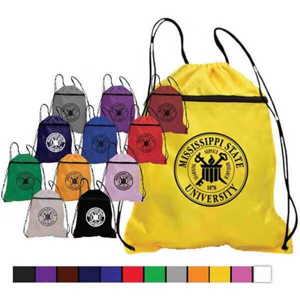 Polyester Backpack, 25PK, Superbagline, Mfr#: QSB53 Black