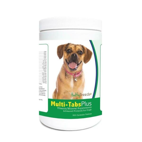 Puggle Multi-Tabs Plus Chewable Tablets, 365PK, Healthy Breeds, Mfr#: 840235124250