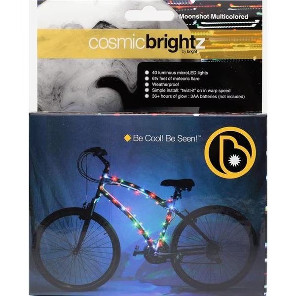 Brightz 9700402 Cosmicbrightz Bike Frame LED Light Kit  Multi-Colored, Brightz, Mfr#: 9700402