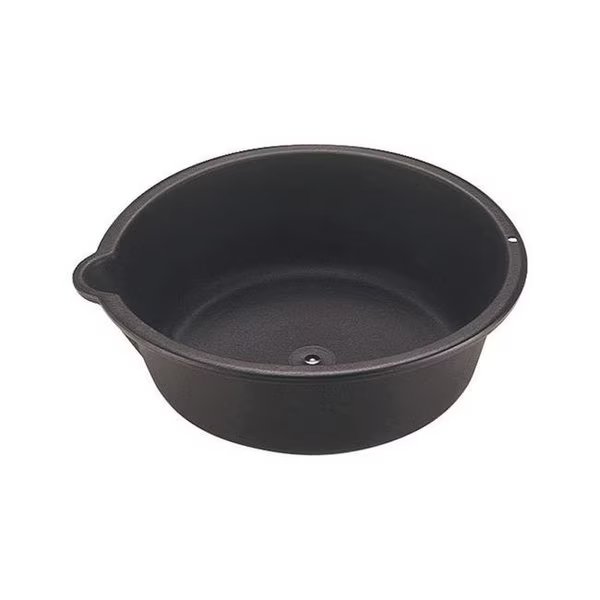 Custom Accessories 85812 Shop Craft Plastic 6 qt. Round Oil Drain & Recovery Pan, Custom Accessories, Mfr#: 85812
