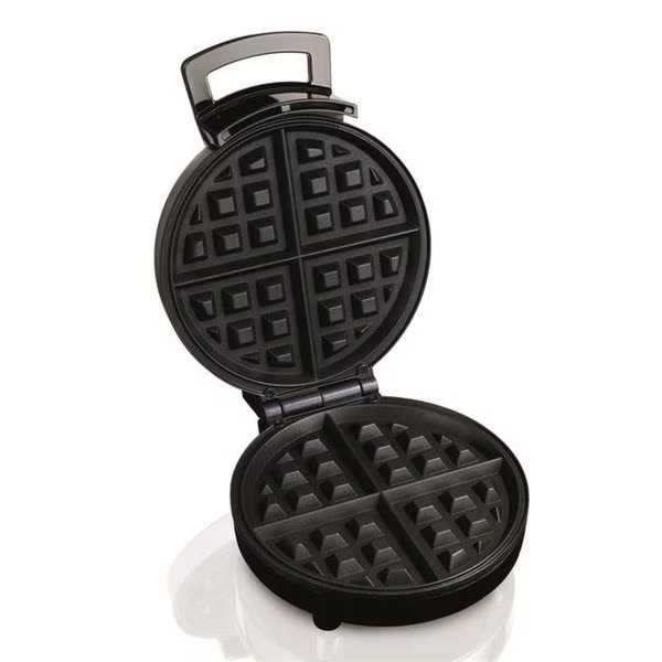Hamilton Beach 6029438 1 Waffle Stainless Steel Belgian Waffle Maker; Black & Silver, Hamilton Beach, Mfr#: 6029438
