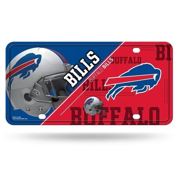 Buffalo Bills License Plate Metal, Rico Industries, Mfr#: 6734548502