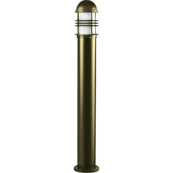 Dabmar Lighting D3200-BZ Powder Coated Cast Aluminum Bollard Light; Bronze - 43.19 x 6.63 x 6.63 in., Dabmar Lighting, Mfr#: D3200-BZ