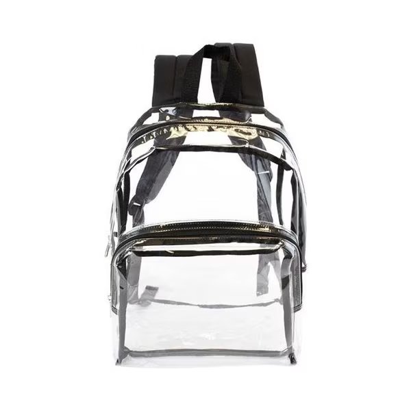Tapestry Trading moda-west-blck 17 in. Clear Backpack with Black Trim, Tapestry Trading, Mfr#: moda_west_blck