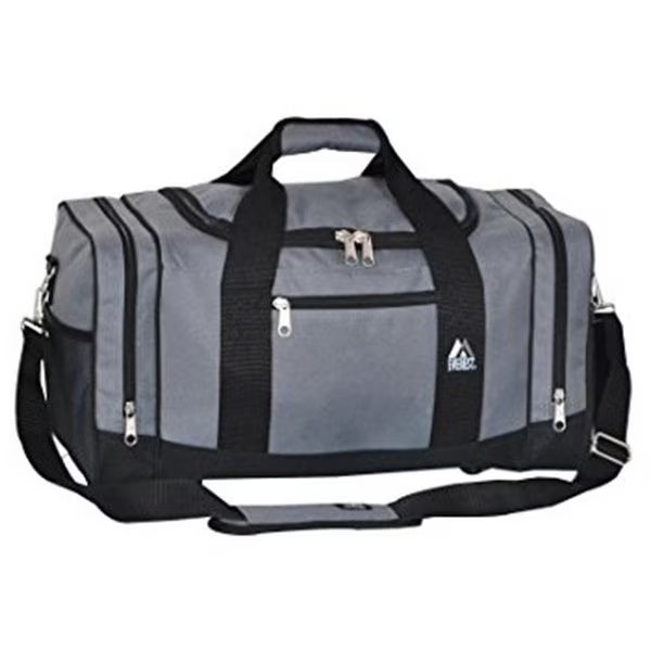 Tool Bag, Everest 020-DGRY-BK Crossover Duffel Bag - Dark Grey & Black, Gray, Everest, Mfr#: 020-DGRY-BK