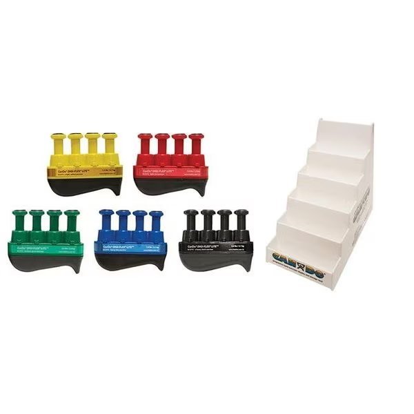 Digi-Flex 10-3798 Fitness Hand Exerciser with Plastic Stand - Set of 5, Digi-Flex, Mfr#: 693506
