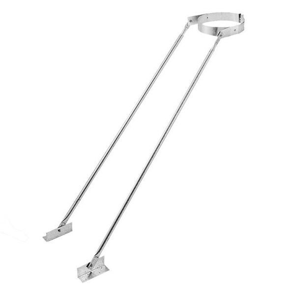 DuraVent 6DP-XRB 6 in. Extended Roof Bracket 9061, Duravent, Mfr#: 6DP-XRB