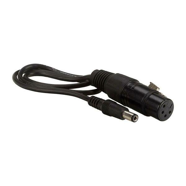 17 in. Power Adapter Cable for 4-Pin XLR Female to 2.1 mm Barrel DC, Fotodiox, Mfr#: Cable-C1-DC-FXLR