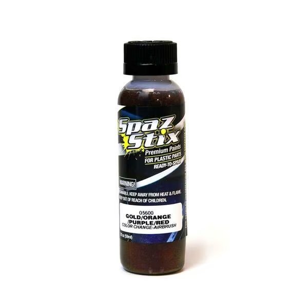 2 oz Color Changing Paint - Gold, Orange, Purple, Red, Spaz Stix, Mfr#: SZX05600