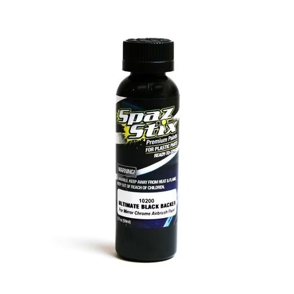 Ultimate Black Backer for Mirror Chrome Airbrush Paint - 2 oz, Homecare Products, Mfr#: HO904745