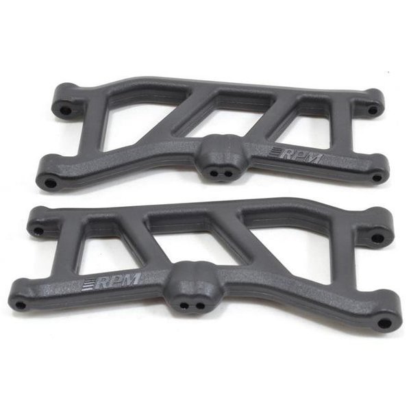 RPM RC Products RPM80822 Front A-Arms for the Arrma Kraton & Outcast 4s; Black, Rpm Rc Products, Mfr#: RPM80822