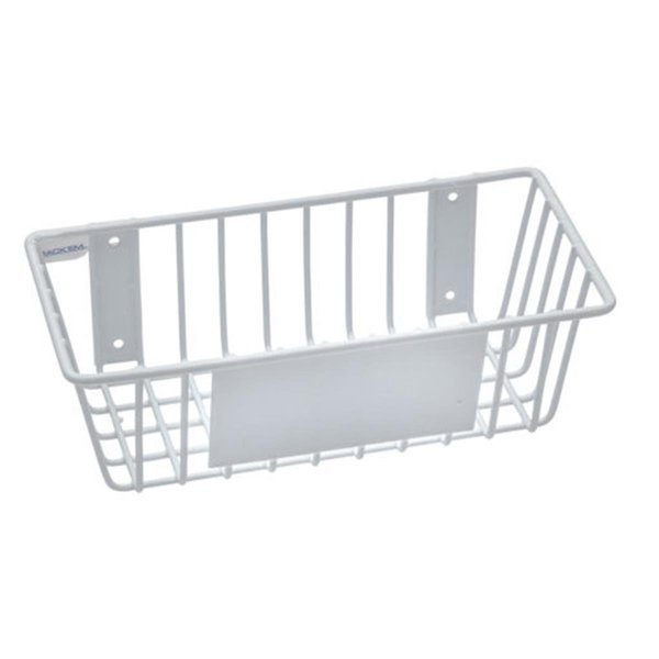 12 x 6 x 4 in. Wire Basket White, Vaser Designs, Mfr#: VA727954