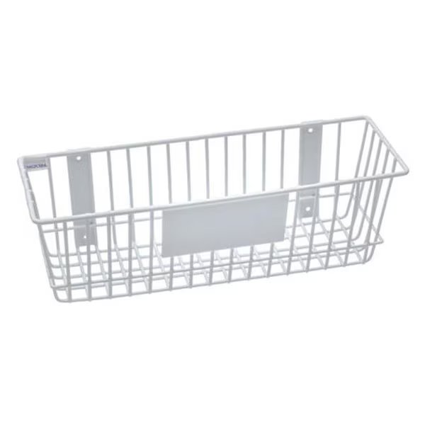 RACKEM RACKS 9182-W 18 x 6 x 6 in. Wire Basket - White, Rackem Racks, Mfr#: 9182-W