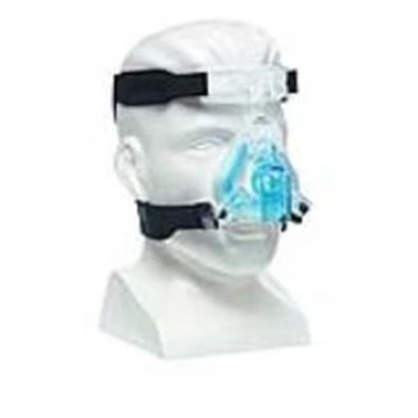Respironics RE1070038 Comfort Gel Blue Mask with Premium Headgear - Medium, Respironics, Mfr#: RE1070038