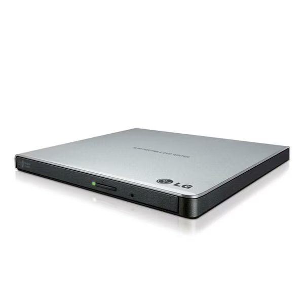 LG - Network Attached Storage 8x DVDRW Ultra Slim Portable M-Disc USB DVD Burner, Silver, Lg-Network Attached Storage, Mfr#: GP65NS60