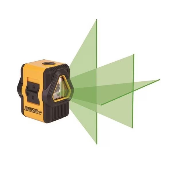 Johnson 40-6647 GreenBrite Technology Self - Leveling Cross & Line Laser Kit, Johnson, Mfr#: 40-6647
