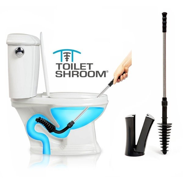 Toilet Plunger Dredger - Black, Toiletshroom, Mfr#: TO308281