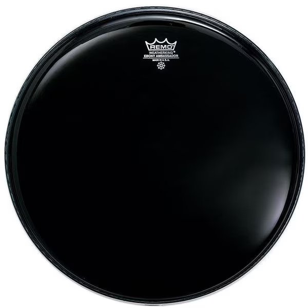 Remo ES001300-U 13 in. Ebony Ambassador Drumhead, Remo, Mfr#: ES001300-U