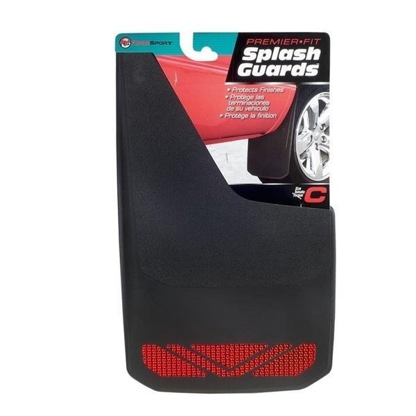 Power Flow 4326 Splash Guard Red Prism; Black, Power Flow, Mfr#: P41-4326