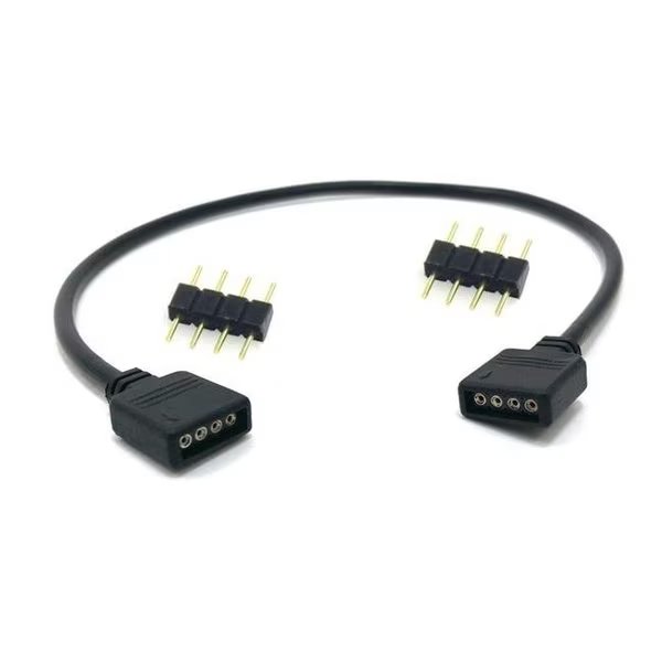 Micro Connectors F04-RGB0130-2P 30CM RGB Extension Cable - 2 per Pack, Micro Connectors, Mfr#: F04-RGB0130-2P