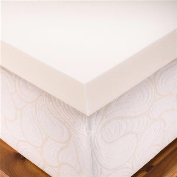 Memory Foam Solutions UBSPUMF2802 2 in. Thick Full & Double Size Medium Firm Conventional Polyurethane Foam Mattress Pad Bed Topper, Memory Foam Solutions, Mfr#: UBSPUMF2802