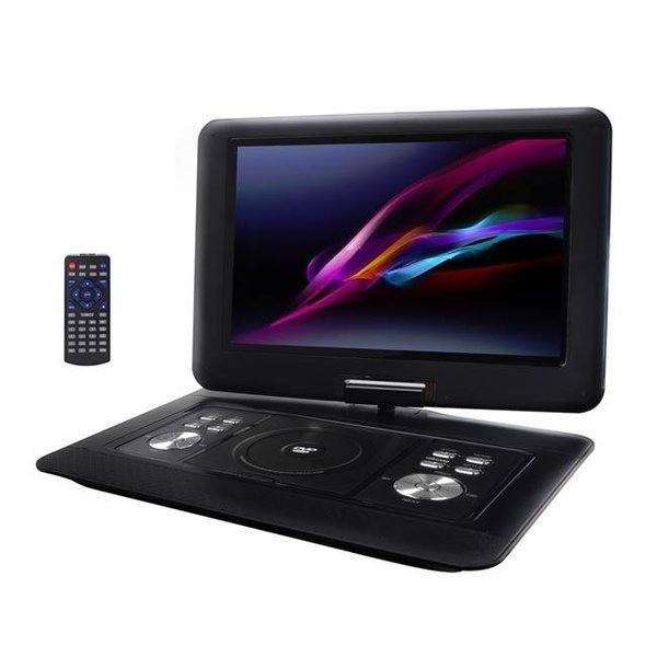 14.1 in. Portable DVD Player with TFT-LCD Screen & USB; SD & AV Inputs, Output, Mfr#: OU1591434