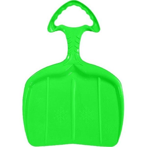 Belli BE80382 Green Shovel Snow Sled with Handle for Kids - 0.6 x 14.3 x 21 in., Belli, Mfr#: BE80382