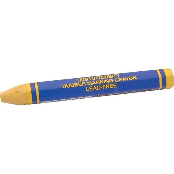 0.5 x 4.63 in. Tire Crayon; Yellow, Allstar, Mfr#: ALL12061