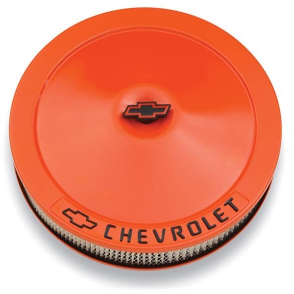14 in. Truck Air Cleaner; Orange, Proform, Mfr#: PFM141-785