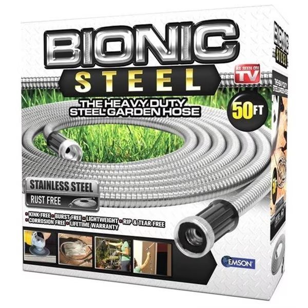 E.Mishan & Sons 4546594 Flex Stainless Steel Lightweight Hose - 50 ft., E Mishan & Sons, Mfr#: 4546594