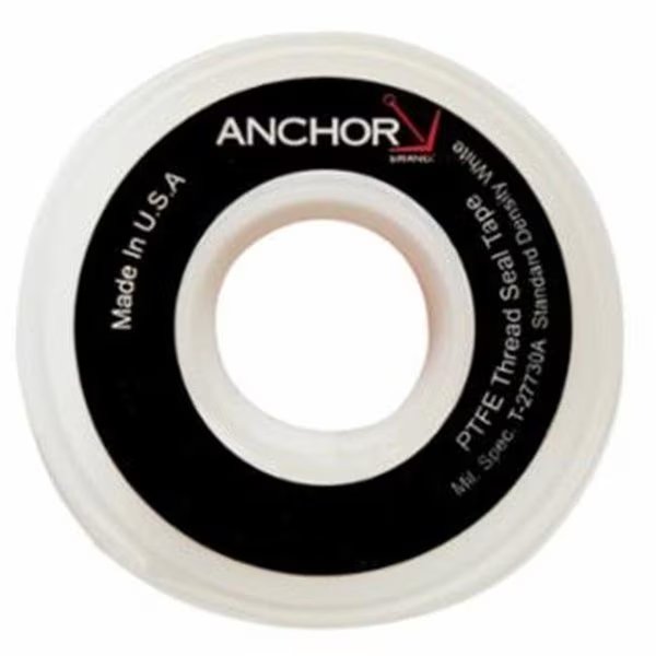 Anchor 102-1-4X1296PTFE 0.25 x 1296 in. Thread Sealant Tapes - White, Anchor, Mfr#: 102-1/4X1296PTFE
