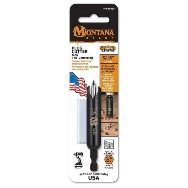 5-16 in. HD Self Center Plug Cutter, Montana, Mfr#: MO436319