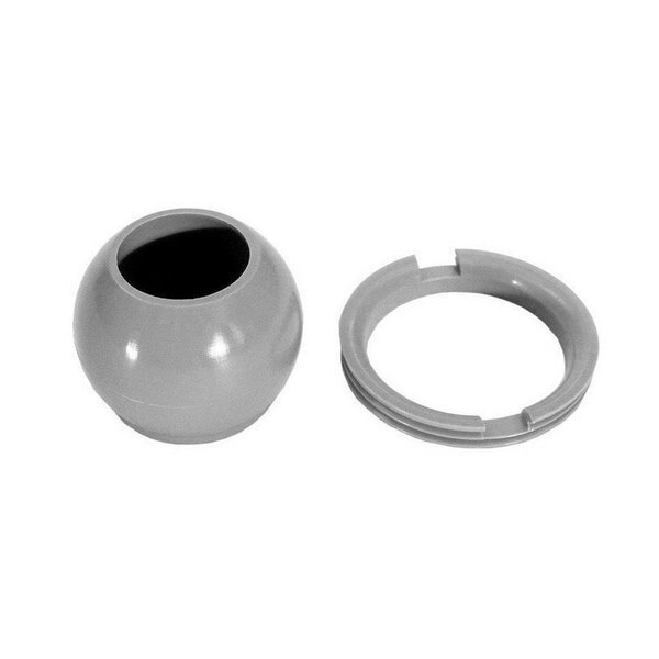Eyeball & Retaining Ring - Grey, Backseat, Mfr#: BA1625103