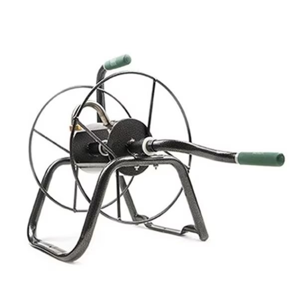 Lewis Lifetime Tools 240560 0.62 in. x 75 ft. Handy Hose Reel; Silver & Black, Lewis Lifetime Tools, Mfr#: 240560
