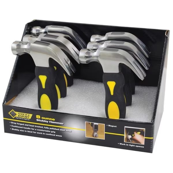 8 oz Stubby Steelgrip Hammer