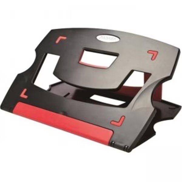 Aidata USA NS011BR Laptop And Tablet Riser - Black & Red, Aidata Corp Co Ltd, Mfr#: NS011BR
