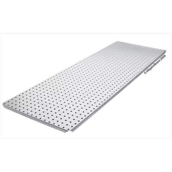 Alligator Board ALGBRD16x48GALV 16 in. L x 48 in. W Metal Pegboard Panel with Flange - Pack of 2, Alligatorboard, Mfr#: ALGBRD16x48GALV