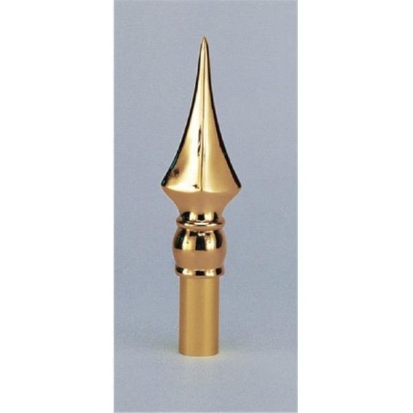 Annin Flagmakers 607353 8 in. Spear Ornament Brass Plated Aluminum, Annin Flagmakers, Mfr#: 607353