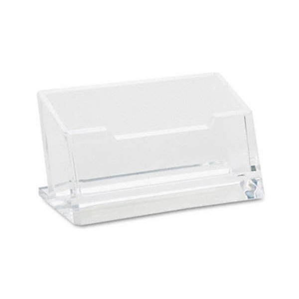 Acrylic Business Card Holder Capacity 80 Cards Clear, Made-To-Stick, Mfr#: MA40108