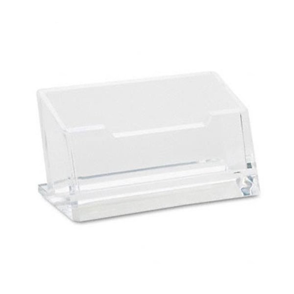 Kantek AD30 Acrylic Business Card Holder  Capacity 80 Cards  Clear, Kantek, Mfr#: AD30