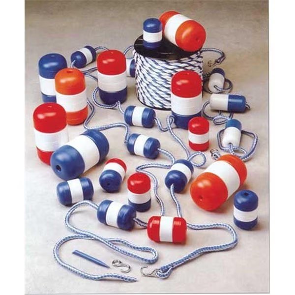 American Granby 5 x 9 in. Blue, White and Blue Locking Float  0.75 in., Overtime, Mfr#: OV9647