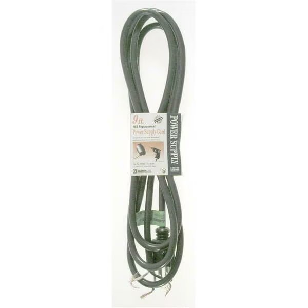 Three Conductor Black SJEO Replacement Power Cord, Southwire, Mfr#: 9858