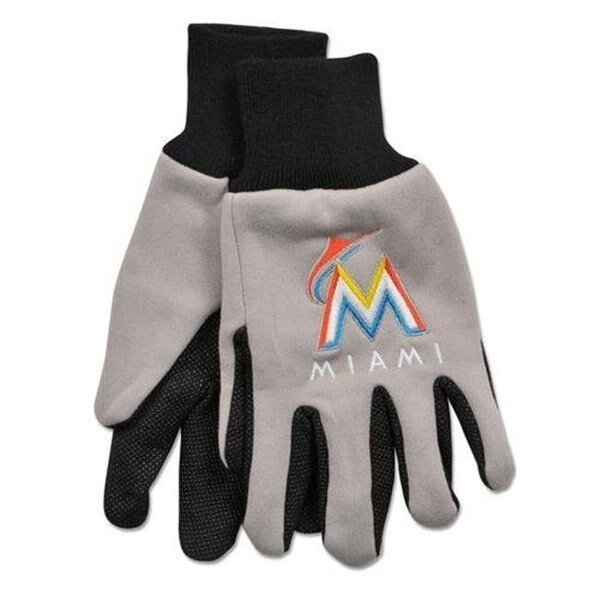 Miami Marlins Two Tone Gloves - Adult Size, Mcarthur Towels & Sports, Mfr#: 9960694069