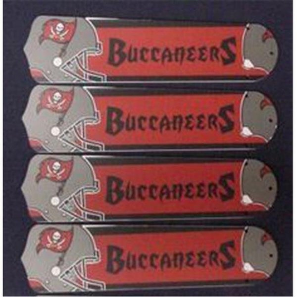 Ceiling Fan Designers 52SET-NFL-TAM NFL Tampa Bay Buccaneers Bucs 52 In. Ceiling Fan Blades OnlY, Ceiling Fan Designers, Mfr#: 52SET-NFL-TAM