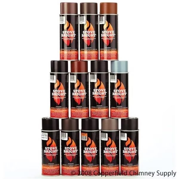 Forrest Paint Co. 6201 Charcoal Stovebright Stove Paint, Integra Miltex, Mfr#: 43240